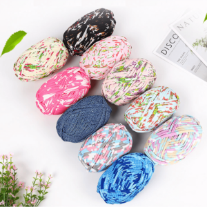 colorful fabric yarn